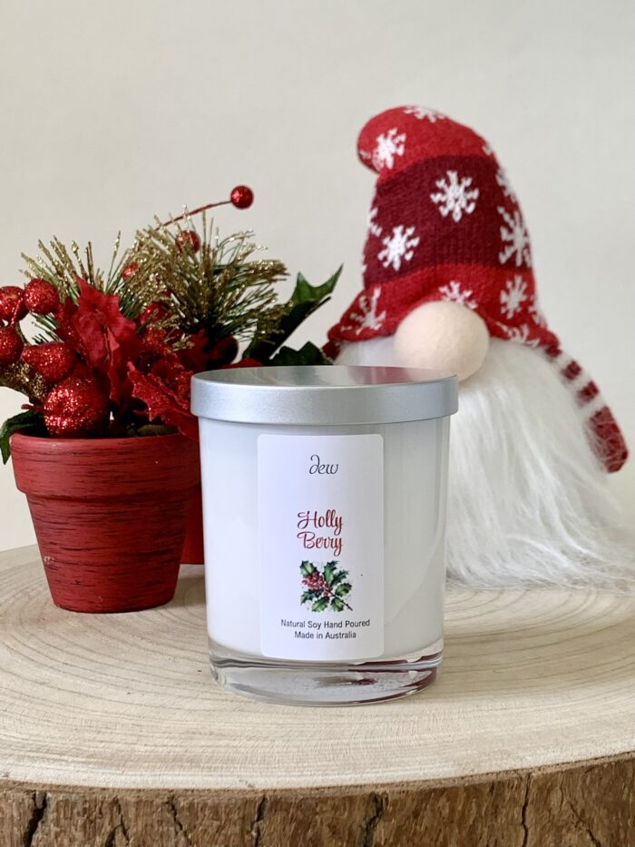 Holly Berry <br>Medium 1 Wick