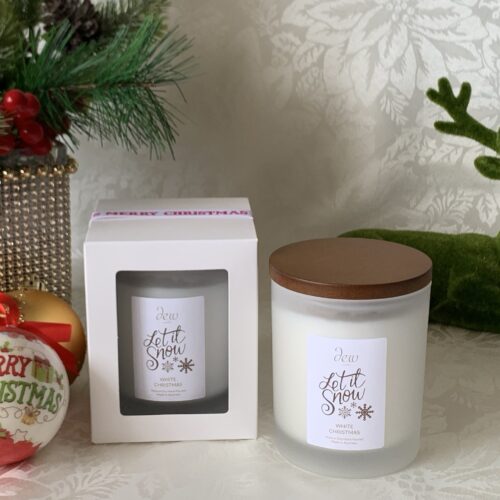 White Christmas<br>Large 1 Wick
